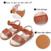 imageGINFIVE Toddler Girls Sandals Little Girls Kids Summer Shoes Toddler SandalsGf361brown
