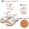 imageGINFIVE Toddler Girls Sandals Little Girls Kids Summer Shoes Toddler SandalsGf361white