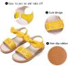 imageGINFIVE Toddler Girls Sandals Little Girls Kids Summer Shoes Toddler SandalsGf361yellow