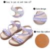 imageGINFIVE Toddler Girls Sandals Little Girls Kids Summer Shoes Toddler SandalsGf363purple