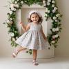 imageGINFIVE Toddler Girls Sandals Little Girls Kids Summer Shoes Toddler SandalsGf363white