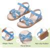 imageGINFIVE Toddler Girls Sandals Little Girls Kids Summer Shoes Toddler SandalsGf370blue