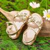 imageGINFIVE Toddler Girls Sandals Little Girls Kids Summer Shoes Toddler SandalsGf370gold