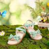 imageGINFIVE Toddler Girls Sandals Little Girls Kids Summer Shoes Toddler SandalsGf370green