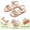 imageGINFIVE Toddler Girls Sandals Little Girls Kids Summer Shoes Toddler SandalsGg34gold