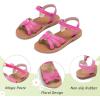 imageGINFIVE Toddler Girls Sandals Little Girls Kids Summer Shoes Toddler SandalsGn01pink