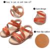 imageGINFIVE Toddler Girls Sandals Little Girls Kids Summer Shoes Toddler SandalsGn03brown