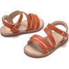 imageGINFIVE Toddler Girls Sandals Little Girls Kids Summer Shoes Toddler SandalsGn03brown