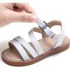 imageGINFIVE Toddler Girls Sandals Little Girls Kids Summer Shoes Toddler SandalsGn03white