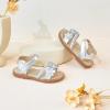imageGINFIVE Toddler Girls Sandals Little Girls Kids Summer Shoes Toddler SandalsGn04silver