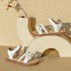 imageGINFIVE Toddler Girls Sandals Little Girls Kids Summer Shoes Toddler SandalsGn04white