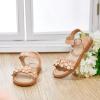 imageGINFIVE Toddler Girls Sandals Little Girls Kids Summer Shoes Toddler SandalsGs17  Nude