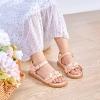 imageGINFIVE Toddler Girls Sandals Little Girls Kids Summer Shoes Toddler SandalsGs17  Nude