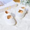 imageGINFIVE Toddler Girls Sneakers Little Girls Slip On Shoes Glitter Sneakers ToddlerGs04 White
