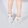 imageGINFIVE Toddler Girls Sneakers Little Girls Slip On Shoes Glitter Sneakers ToddlerGs05white