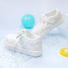 imageGINFIVE Toddler Girls Sneakers Little Girls Slip On Shoes Glitter Sneakers ToddlerGs05white
