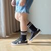 imageGINFIVE Toddler Girls Sneakers Little Girls Slip On Shoes Glitter Sneakers ToddlerGs06black