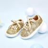imageGINFIVE Toddler Girls Sneakers Little Girls Slip On Shoes Glitter Sneakers ToddlerGs06gold