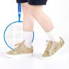 imageGINFIVE Toddler Girls Sneakers Little Girls Slip On Shoes Glitter Sneakers ToddlerGs06gold
