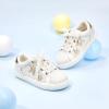 imageGINFIVE Toddler Girls Sneakers Little Girls Slip On Shoes Glitter Sneakers ToddlerGs06white