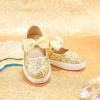 imageGINFIVE Toddler Girls Sneakers Little Girls Slip On Shoes Glitter Sneakers ToddlerGs07Gold