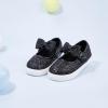 imageGINFIVE Toddler Girls Sneakers Little Girls Slip On Shoes Glitter Sneakers ToddlerGs07black
