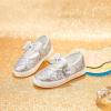 imageGINFIVE Toddler Girls Sneakers Little Girls Slip On Shoes Glitter Sneakers ToddlerGs07silver