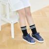 imageGINFIVE Toddler Girls Sneakers Little Girls Slip On Shoes Glitter Sneakers ToddlerGs08Blue
