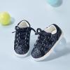 imageGINFIVE Toddler Girls Sneakers Little Girls Slip On Shoes Glitter Sneakers ToddlerGs08Blue