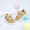 imageGINFIVE Toddler Girls Sneakers Little Girls Slip On Shoes Glitter Sneakers ToddlerGs08gold
