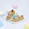 imageGINFIVE Toddler Girls Sneakers Little Girls Slip On Shoes Glitter Sneakers ToddlerGs08gold