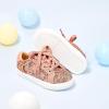 imageGINFIVE Toddler Girls Sneakers Little Girls Slip On Shoes Glitter Sneakers ToddlerGs08pink