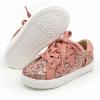 imageGINFIVE Toddler Girls Sneakers Little Girls Slip On Shoes Glitter Sneakers ToddlerGs08pink