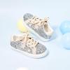 imageGINFIVE Toddler Girls Sneakers Little Girls Slip On Shoes Glitter Sneakers ToddlerGs08silver