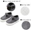 imageGINFIVE Toddler Girls Sneakers Little Girls Slip On Shoes Glitter Sneakers ToddlerGs10grayblue