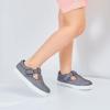 imageGINFIVE Toddler Girls Sneakers Little Girls Slip On Shoes Glitter Sneakers ToddlerGs10grayblue
