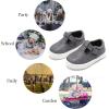 imageGINFIVE Toddler Girls Sneakers Little Girls Slip On Shoes Glitter Sneakers ToddlerGs10grayblue