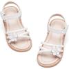 imageGINFIVE Toddler Girls Sandals Little Girls Kids Summer Shoes Toddler SandalsGg34white