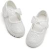 imageGINFIVE Toddler Girls Sneakers Little Girls Slip On Shoes Glitter Sneakers ToddlerGs07white