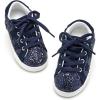 imageGINFIVE Toddler Girls Sneakers Little Girls Slip On Shoes Glitter Sneakers ToddlerGs08Blue