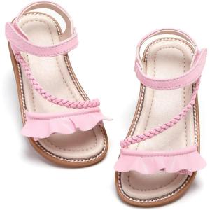 imageGINFIVE Toddler Girls Sandals Little Girls Kids Summer Shoes Toddler SandalsGf363pink