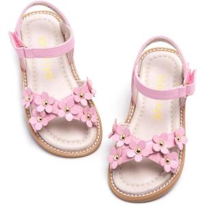imageGINFIVE Toddler Girls Sandals Little Girls Kids Summer Shoes Toddler SandalsGf370pink