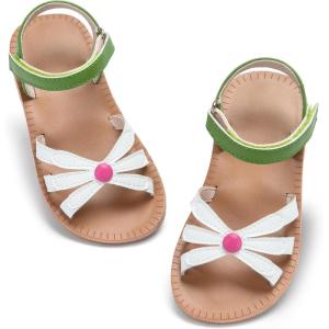 imageGINFIVE Toddler Girls Sandals Little Girls Kids Summer Shoes Toddler SandalsGn01green