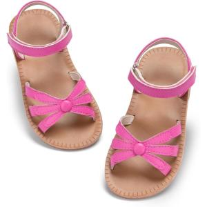imageGINFIVE Toddler Girls Sandals Little Girls Kids Summer Shoes Toddler SandalsGn01pink