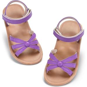 imageGINFIVE Toddler Girls Sandals Little Girls Kids Summer Shoes Toddler SandalsGn01purple