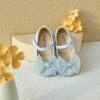 imageGINFIVE Toddler Girls Dress Shoes Little Girls Mary Janes Ballerina Flats Shoes ToddlerGf373Blue
