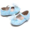 imageGINFIVE Toddler Girls Dress Shoes Little Girls Mary Janes Ballerina Flats Shoes ToddlerGf384  Blue
