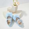 imageGINFIVE Toddler Girls Dress Shoes Little Girls Mary Janes Ballerina Flats Shoes ToddlerGf384  Blue