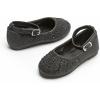 imageGINFIVE Toddler Girls Dress Shoes Little Girls Mary Janes Ballerina Flats Shoes ToddlerGh21  Black