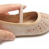imageGINFIVE Toddler Girls Dress Shoes Little Girls Mary Janes Ballerina Flats Shoes ToddlerGh22  Gold